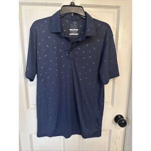Swannies‎ Legends Performance Golf Polo Shirt The Goat All Over Print Men Size M